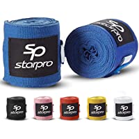 Starpro mexicanas Vendas de Mano Thump n ’Loop |Vendajes de algodón Tejido con Carbono|Colores múltiples| para Boxeo…